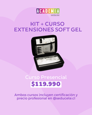 Kit Soft Gel Coffin + Curso Presencial Soft Gel (en Providencia, Santiago)