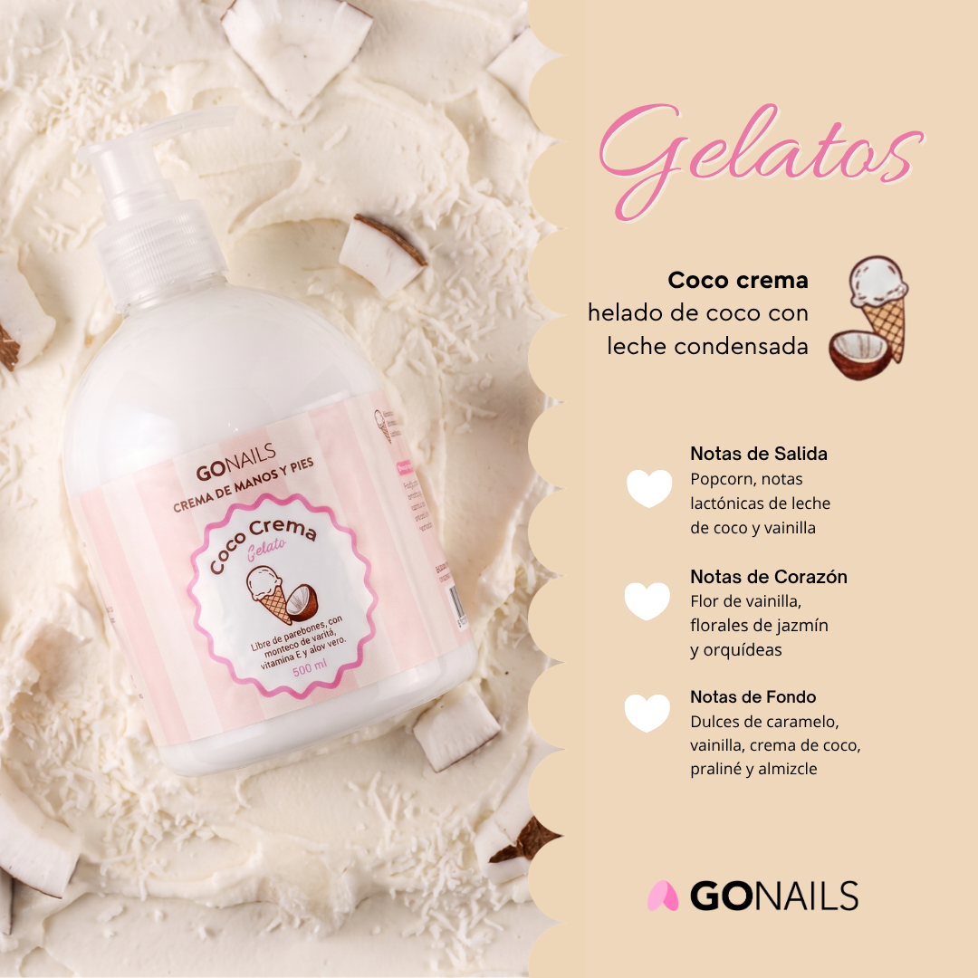 Crema de Manos y Pies 500 ml - Coco Crema