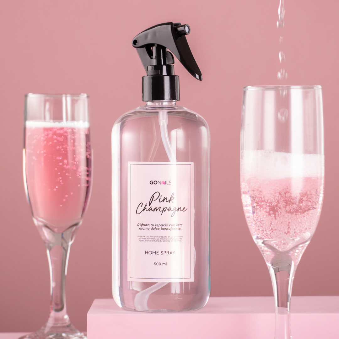 Home Spray - Pink Champagne Go Nails – Ambientador en Spray para el Hogar
