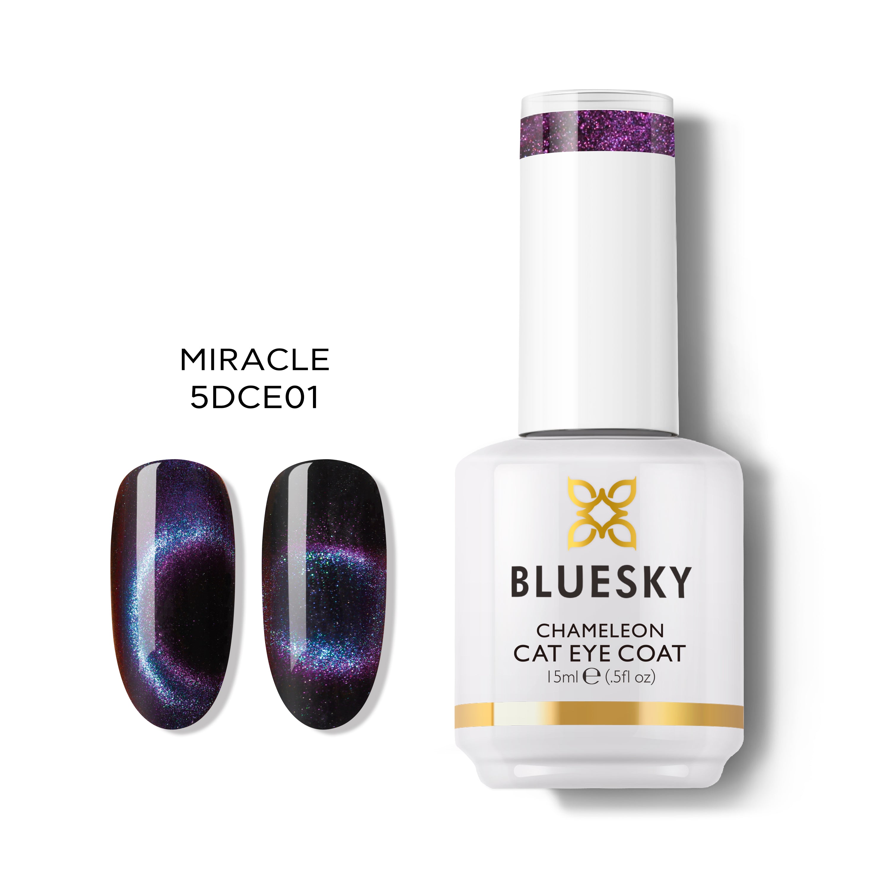 Esmalte Gel - 5DCE01P Ojo de Gato