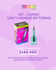 Curso Presencial Uso y Manejo de Torno + Torno Artistic