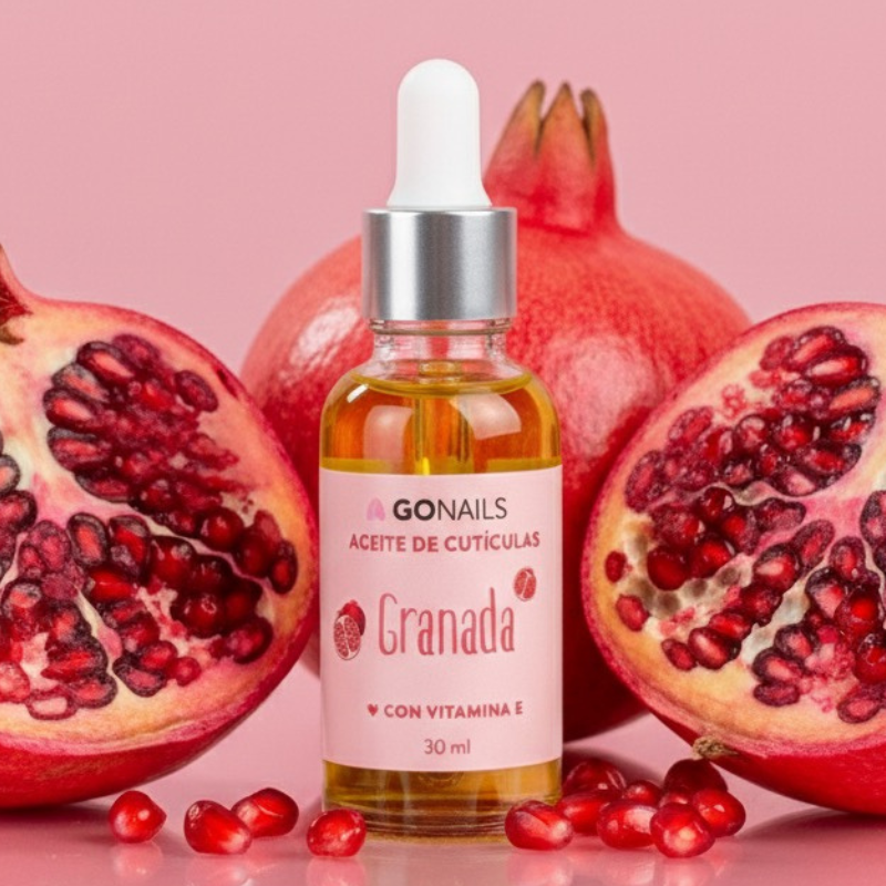 Aceite de Cutículas - Granada Go Nails – Aceite Nutritivo y Reparador para Cutículas