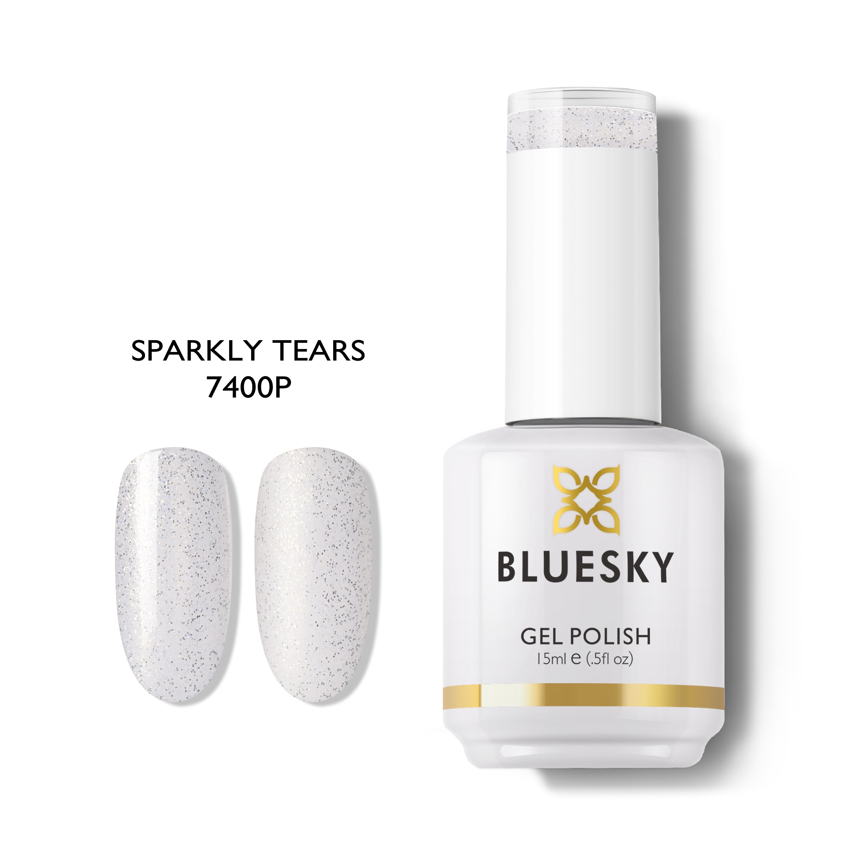 Esmalte Gel 7400 - Glitter fino para degrade