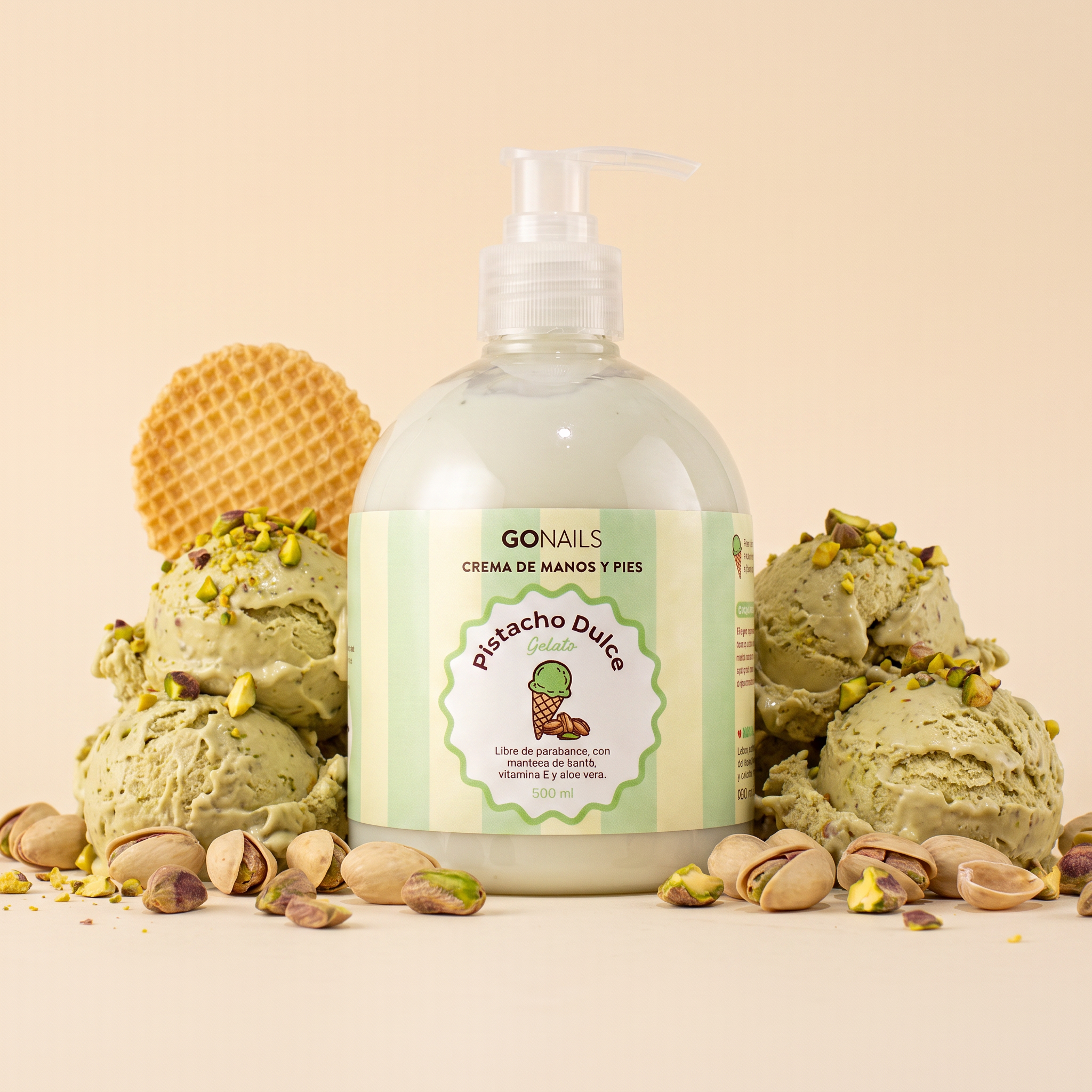 Crema de Manos y Pies 500 ml - Pistacho Dulce