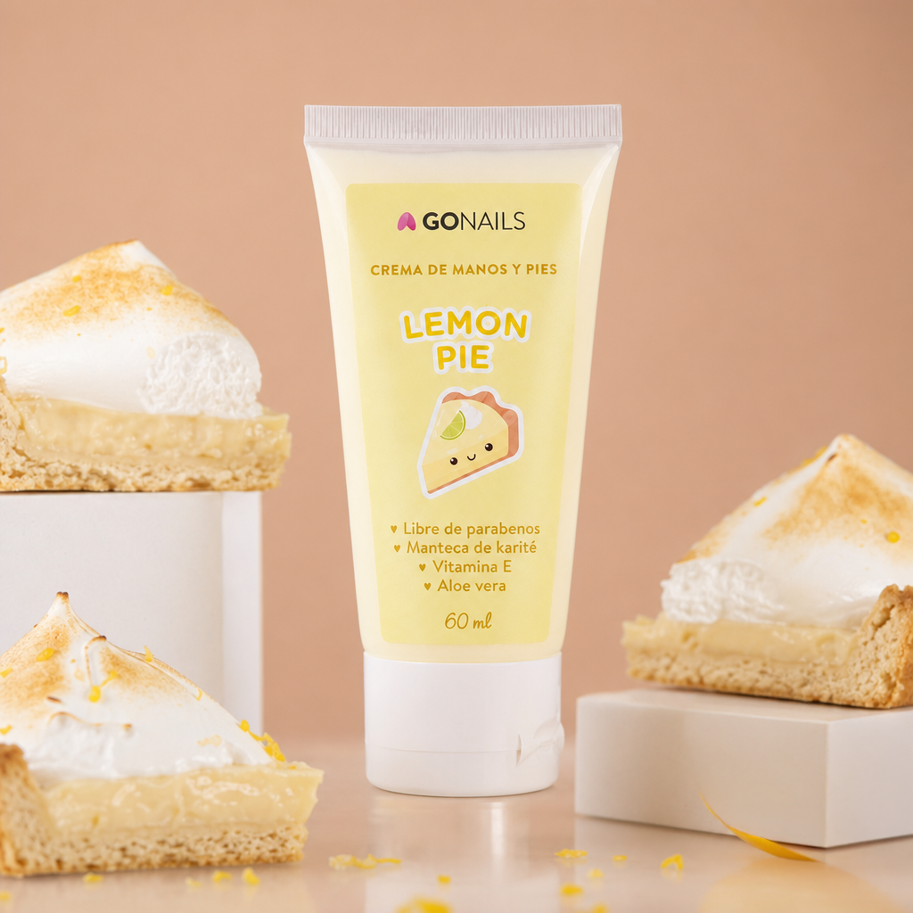 Crema de Manos y pies Pie de Limón Go Nails – Crema Hidratante Vegana con Aloe Vera y Karité