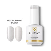 Esmalte Gel DC10 Transparente tornasol con mix de glitter