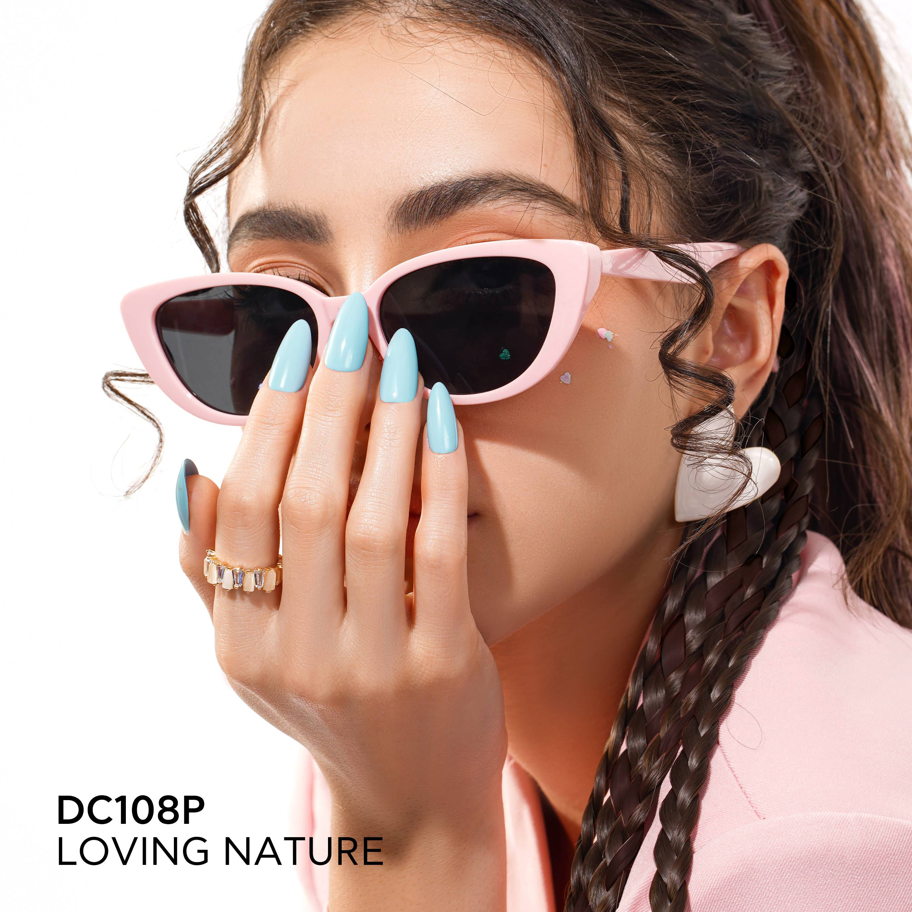 Esmalte gel DC108 - Celeste Pastel