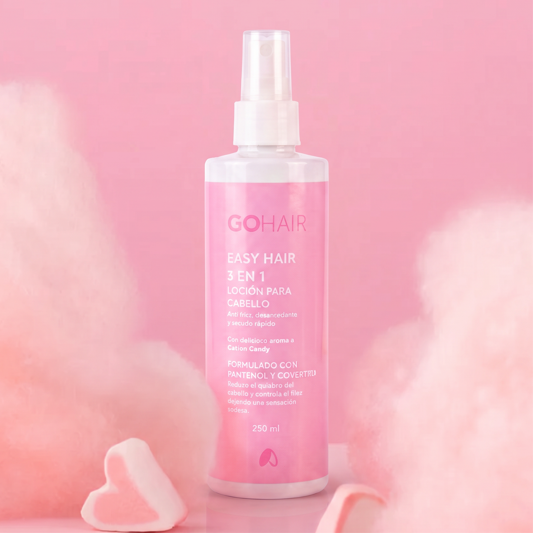Easy Hair 3 en 1 Loción para Cabello Cotton Candy 250 ml