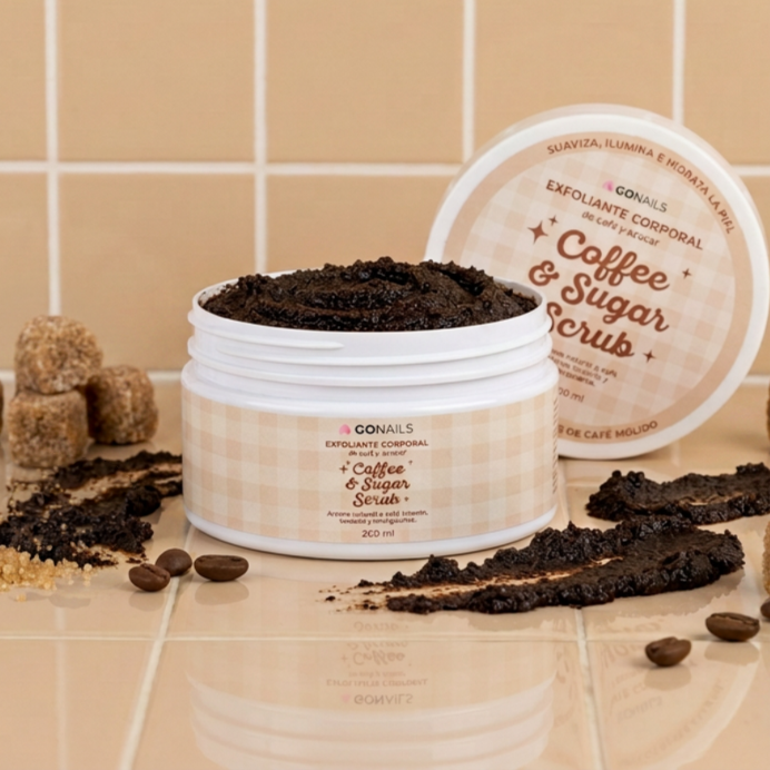 Exfoliante Corporal de Café y Azúcar - Go Nails