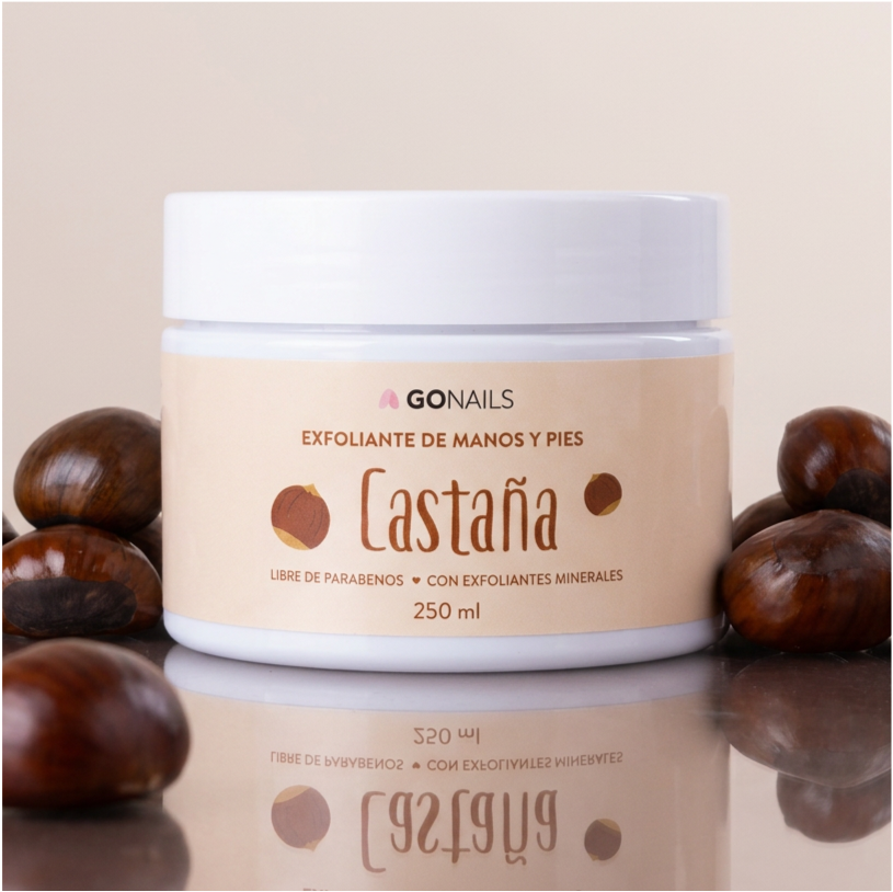 Exfoliante de Manos y pies 250 ml - Castaña