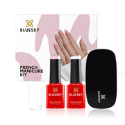 Kit Manicura Francesa Bluesky 5 ml con Lámpara Negra