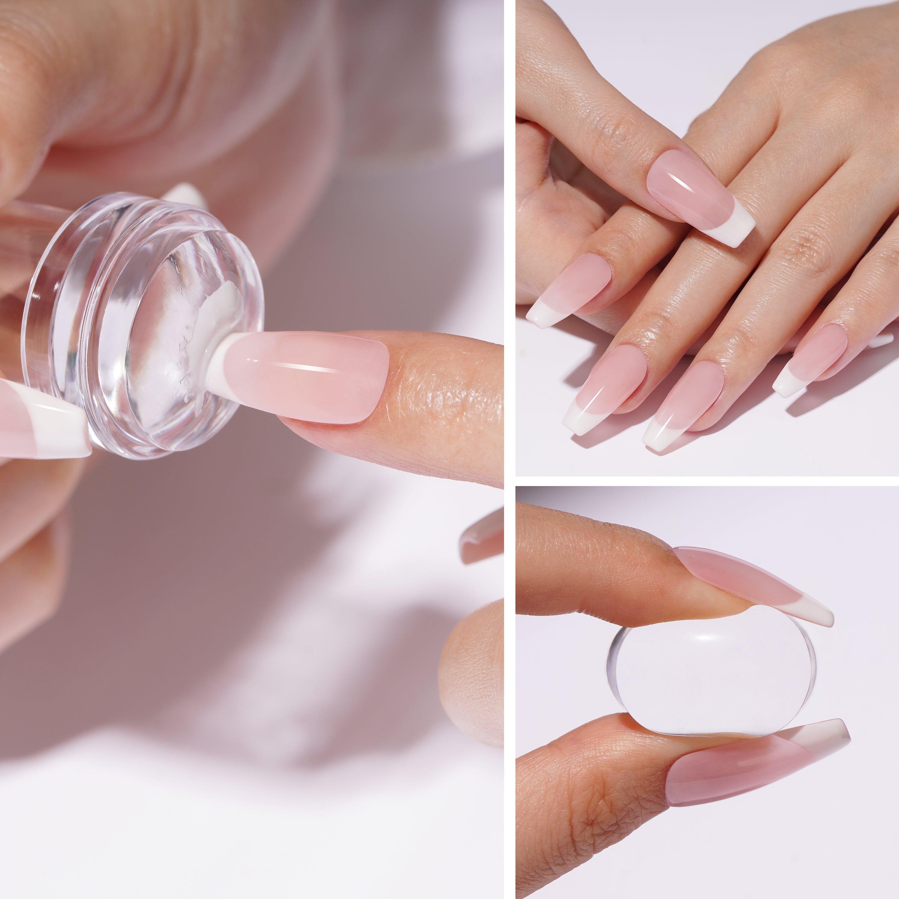 Kit Manicura Francesa Bluesky 5 ml con Lámpara Negra