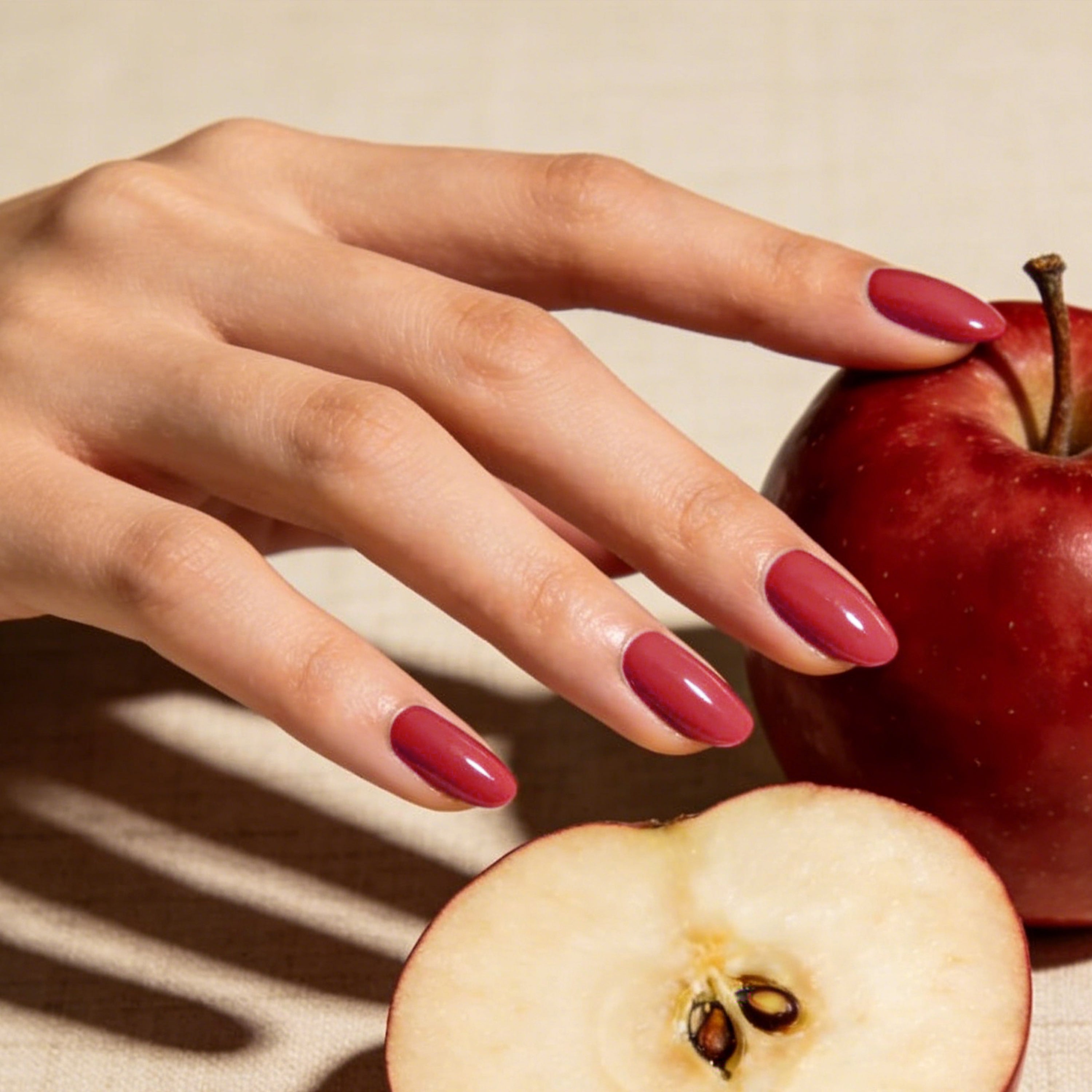 Esmalte Gel FW06 Rojo fuerte pastel