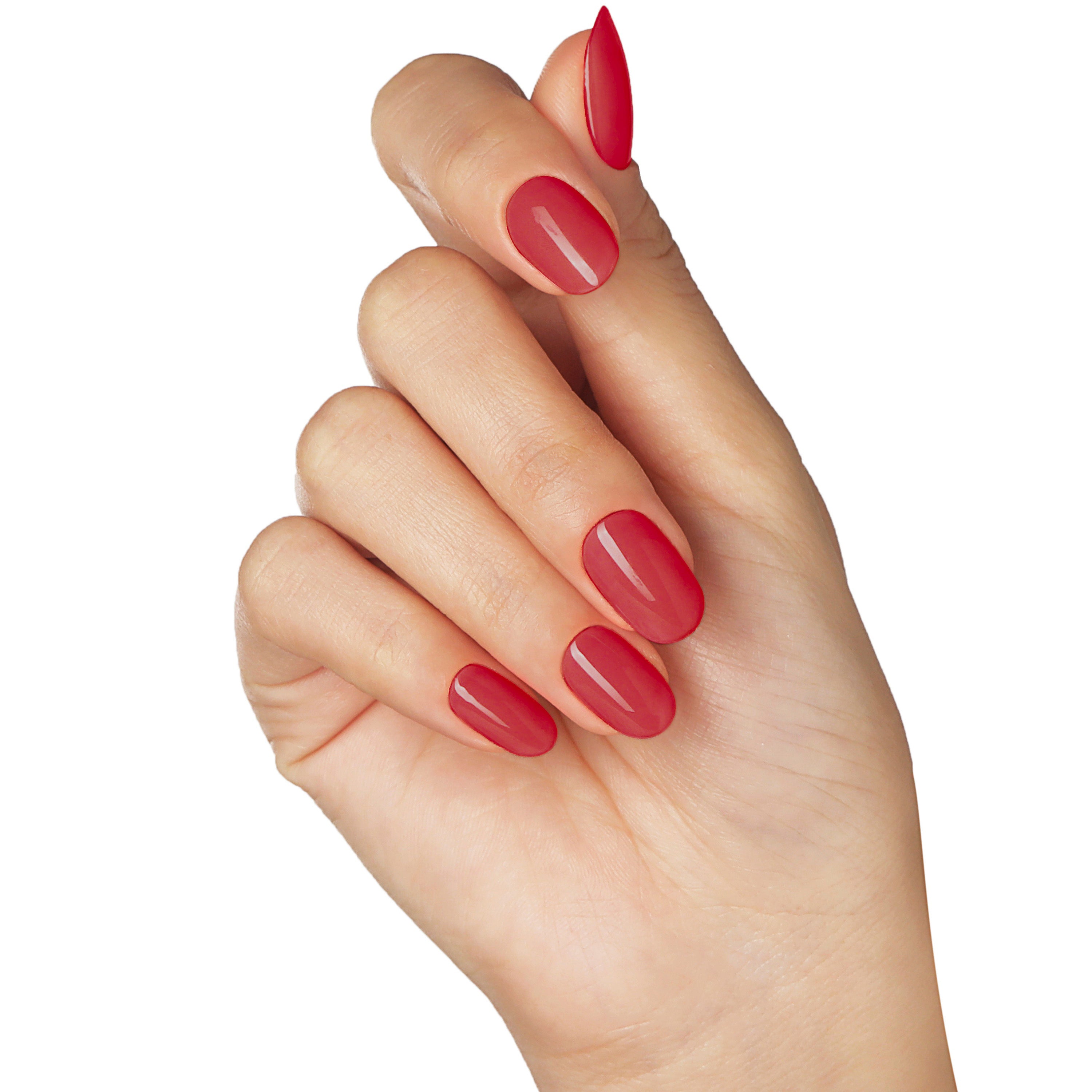 Esmalte Gel FW06 Rojo fuerte pastel