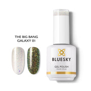 Esmalte Gel Colección Galaxy Glitter Transparente