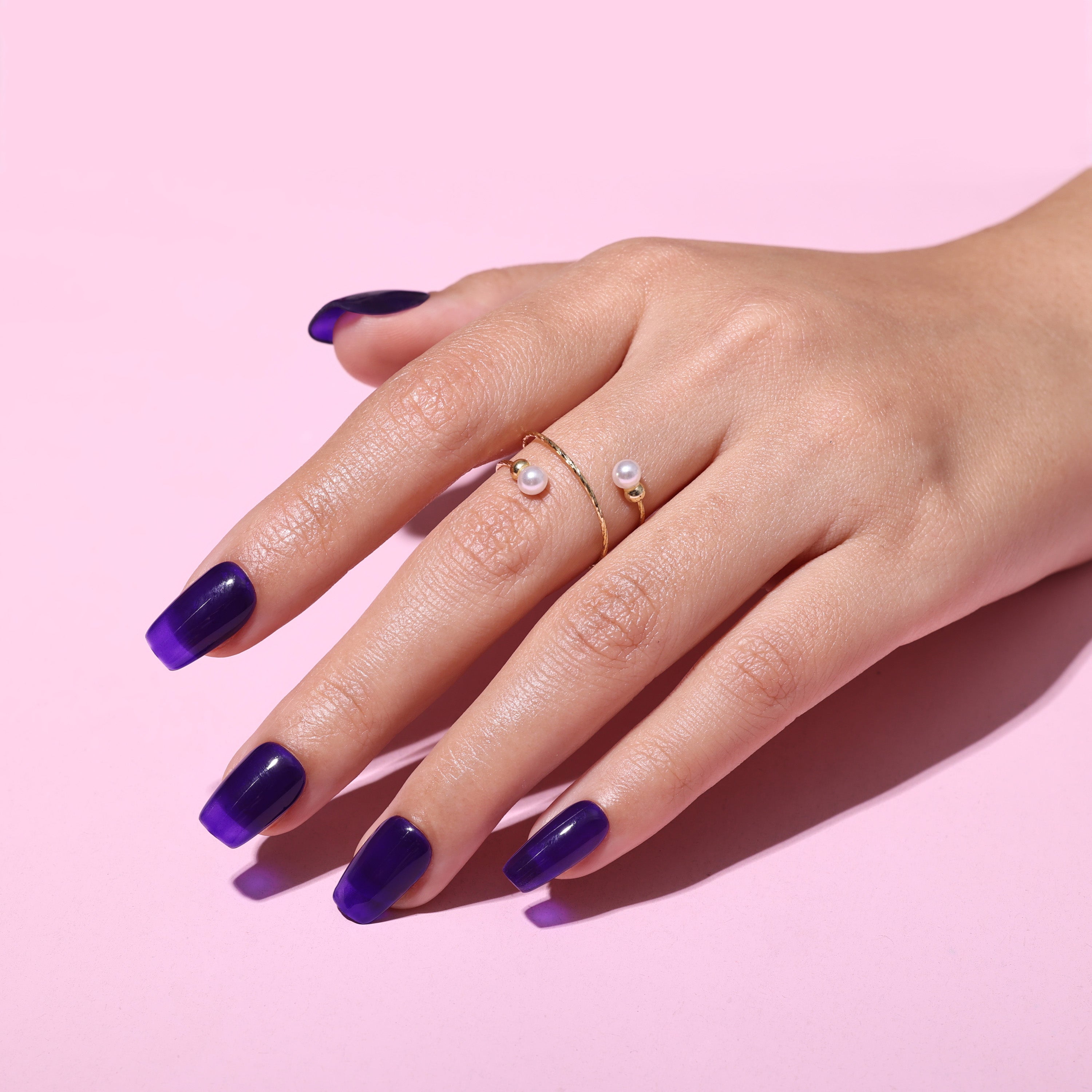 Esmalte Gel GLAZE 06 - Morado Azulino (efecto Jelly)