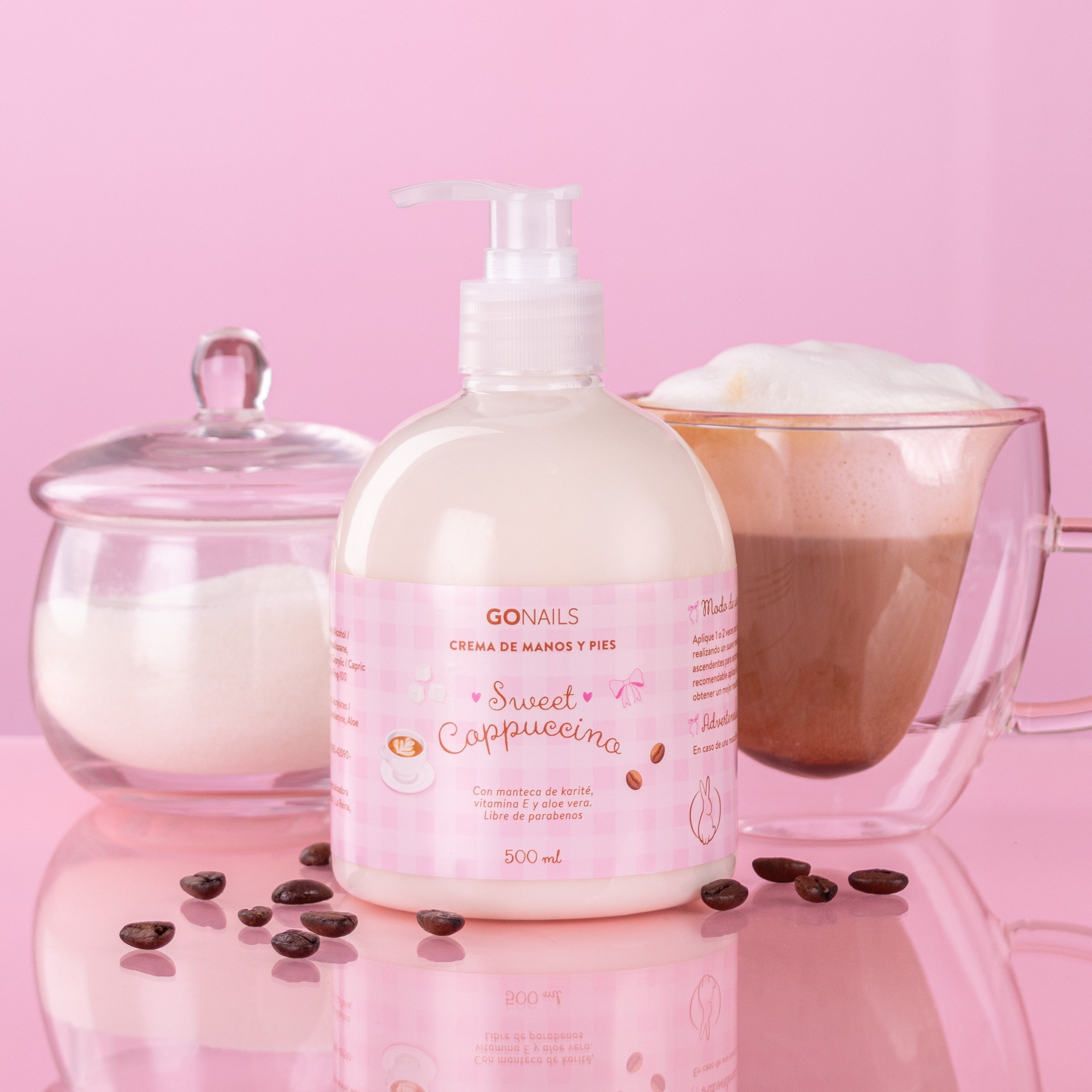 Crema de manos y pies 500 ml - Sweet capuccino