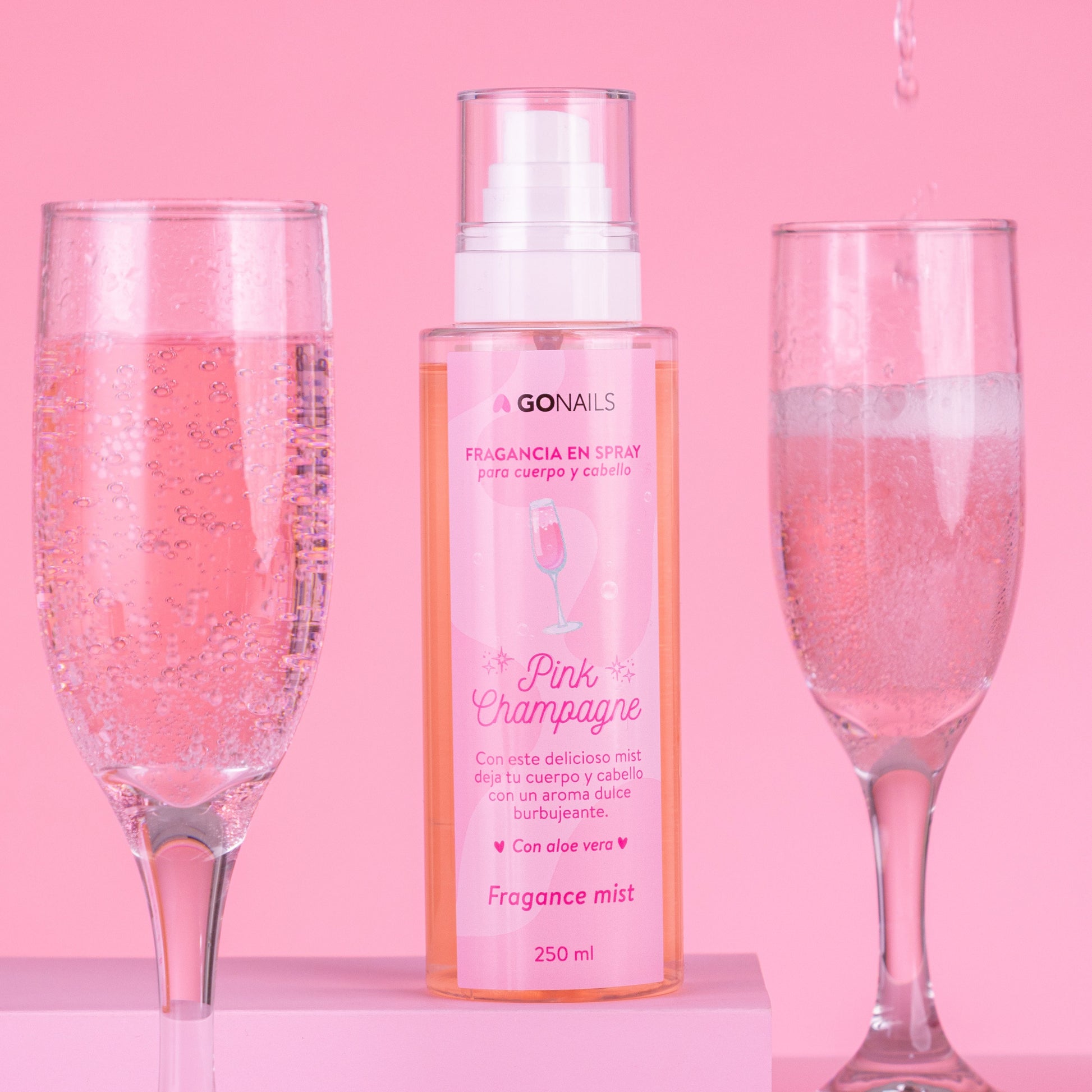 Fragancia Corporal - Pink Champagne Go Nails – Body Mist Perfumado