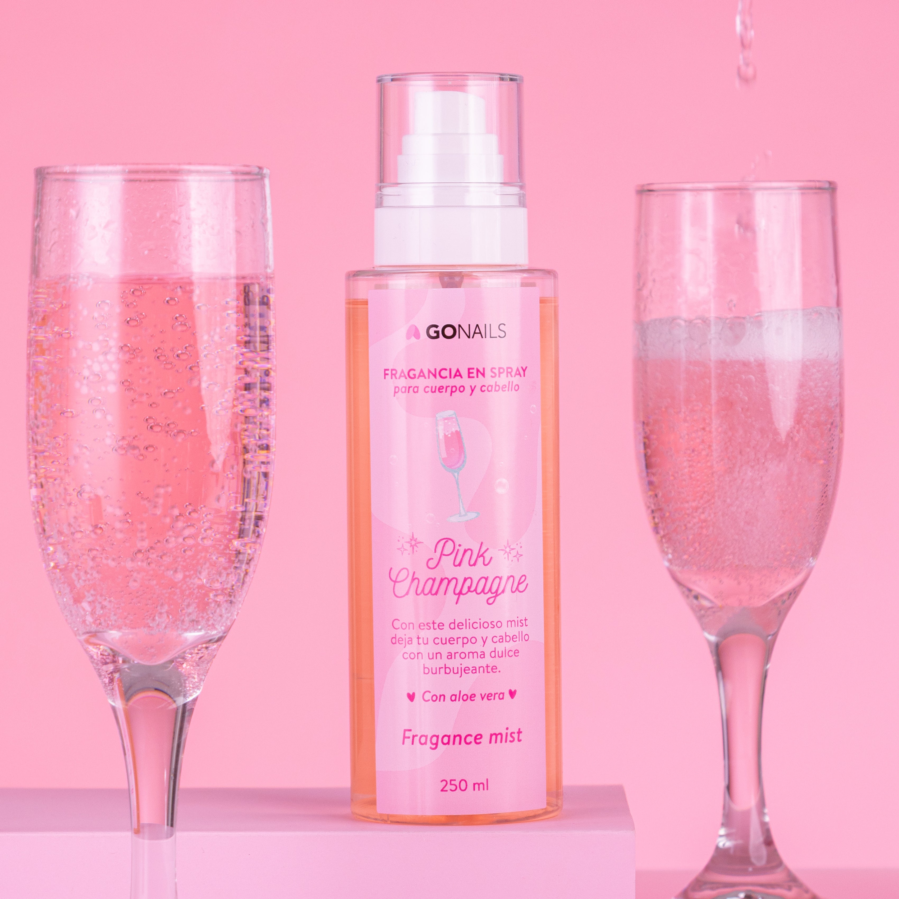 Fragancia Corporal - Pink Champagne Go Nails – Body Mist Perfumado