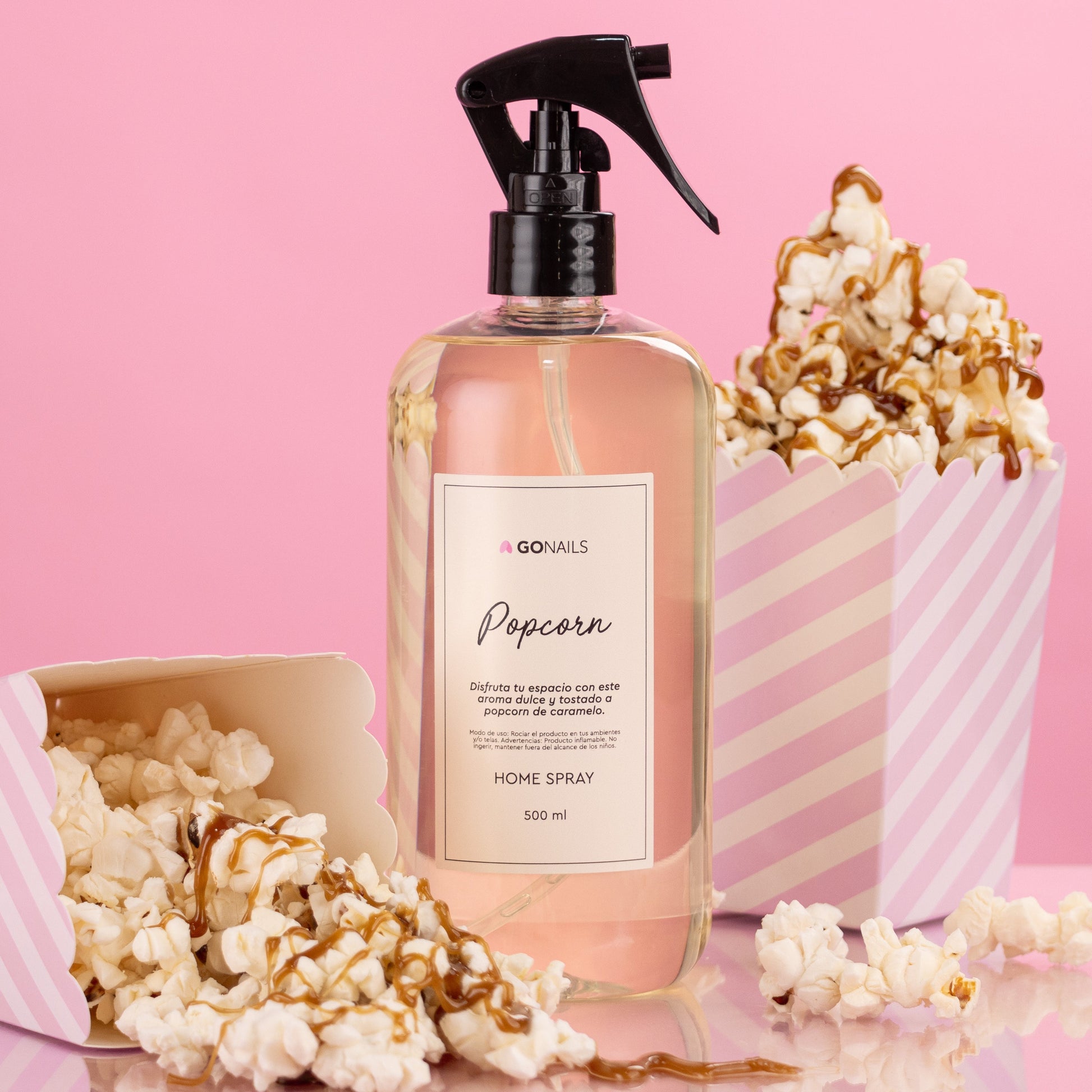 Home Spray Popcorn Go Nails – Ambientador en Spray para el Hogar