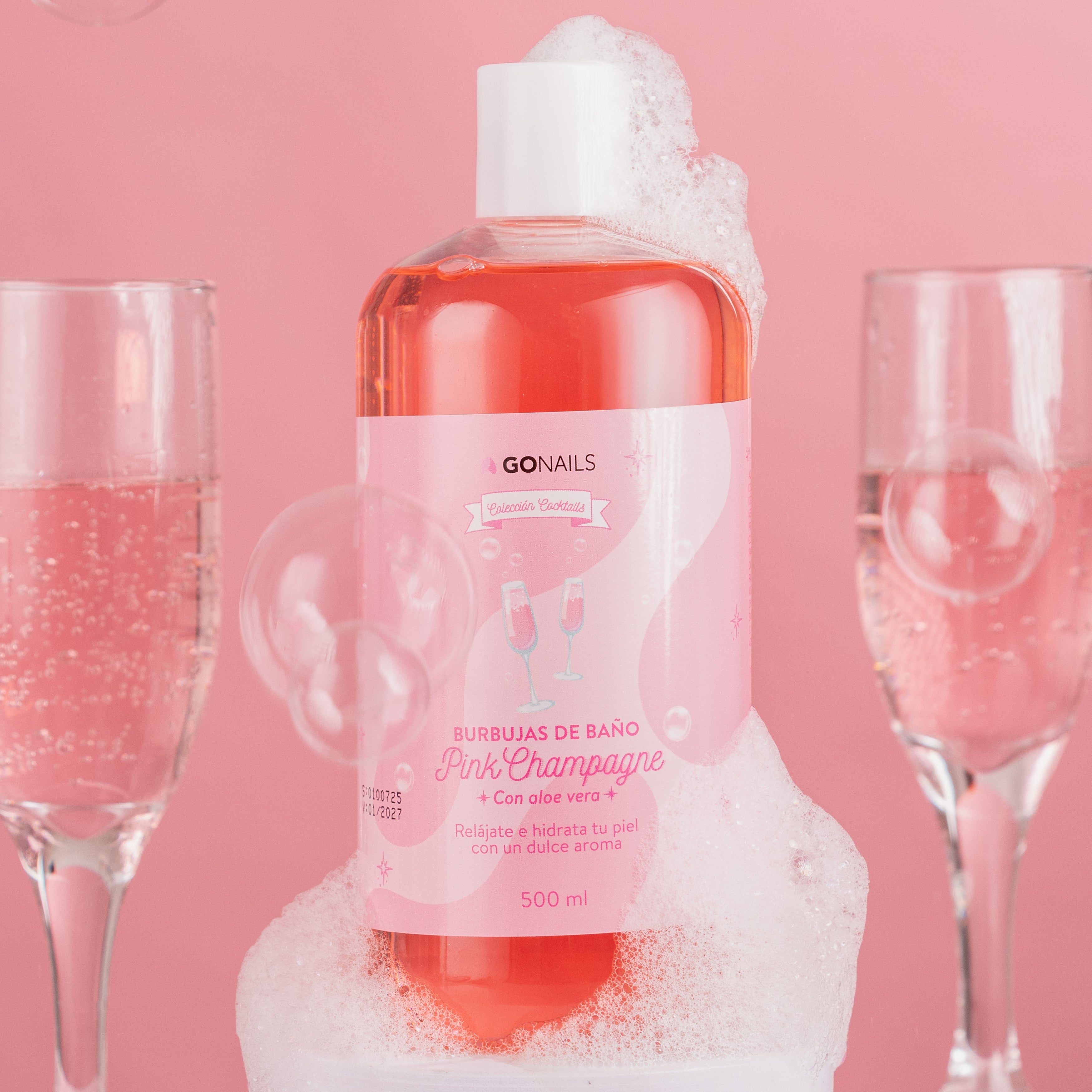Burbujas de Baño 500 ml - Pink Champagne