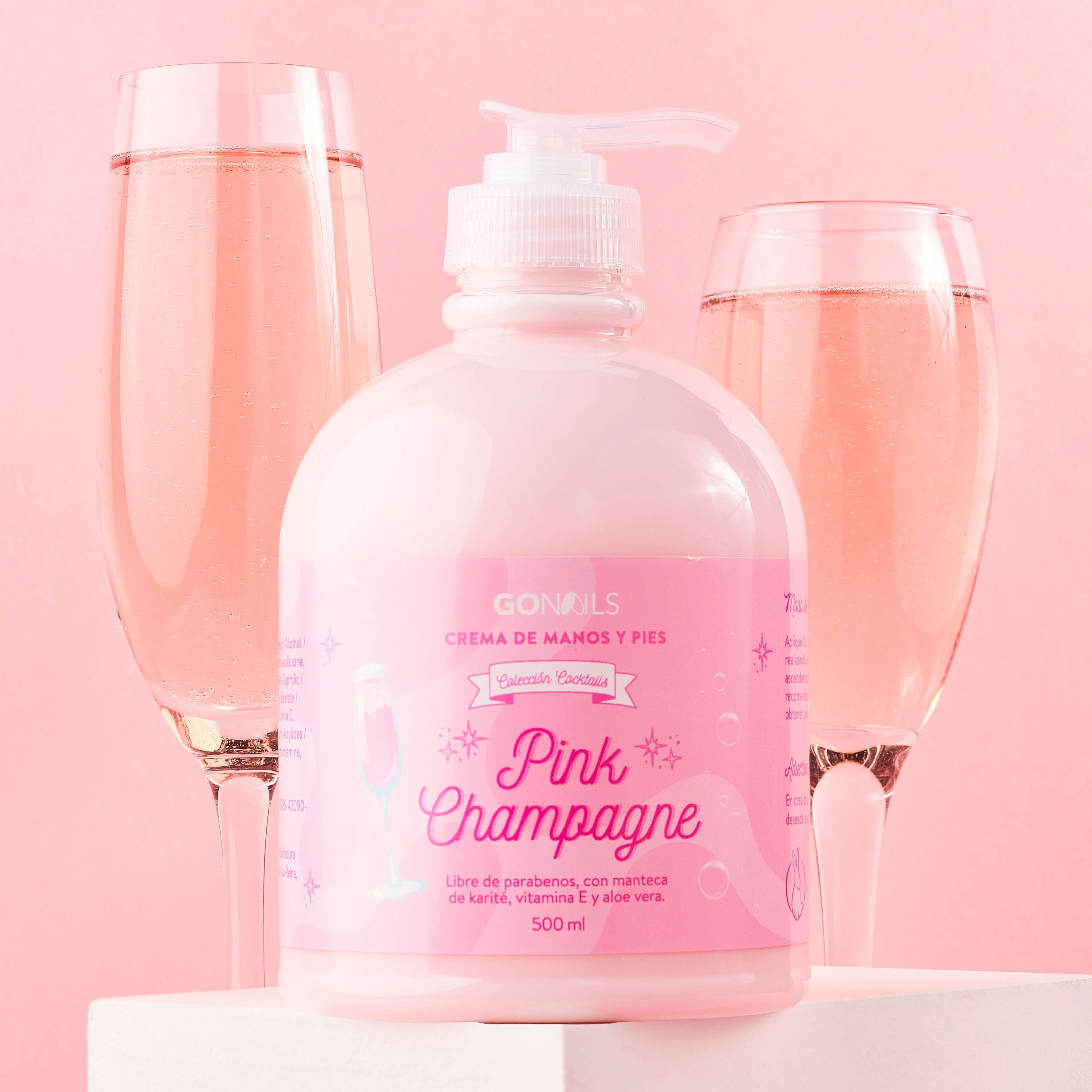 Crema de Manos y Pies 500 ml - Pink Champagne