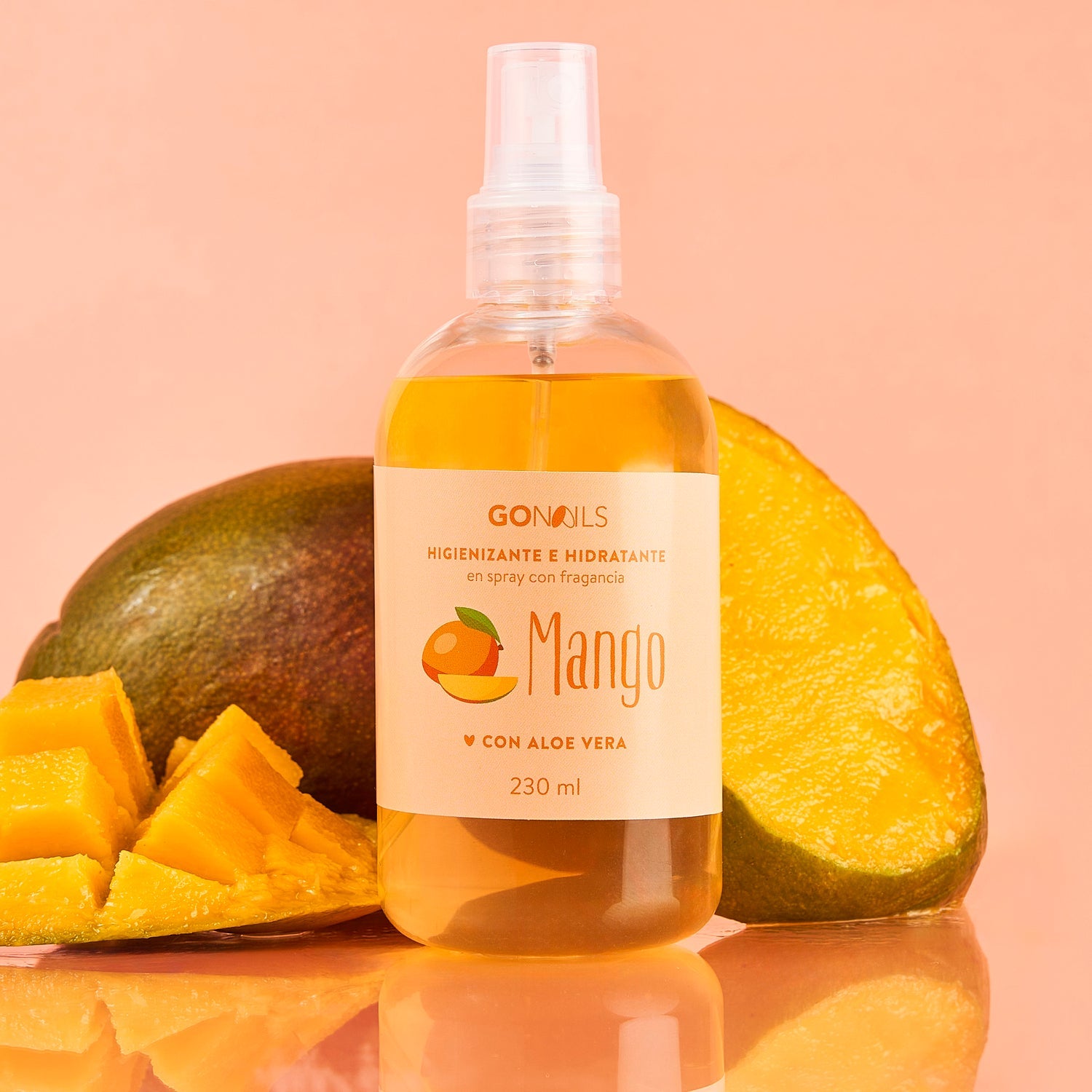 Higienizante e Hidratante de Manos y Pies - Mango Go Nails – Antibacterial Perfumado