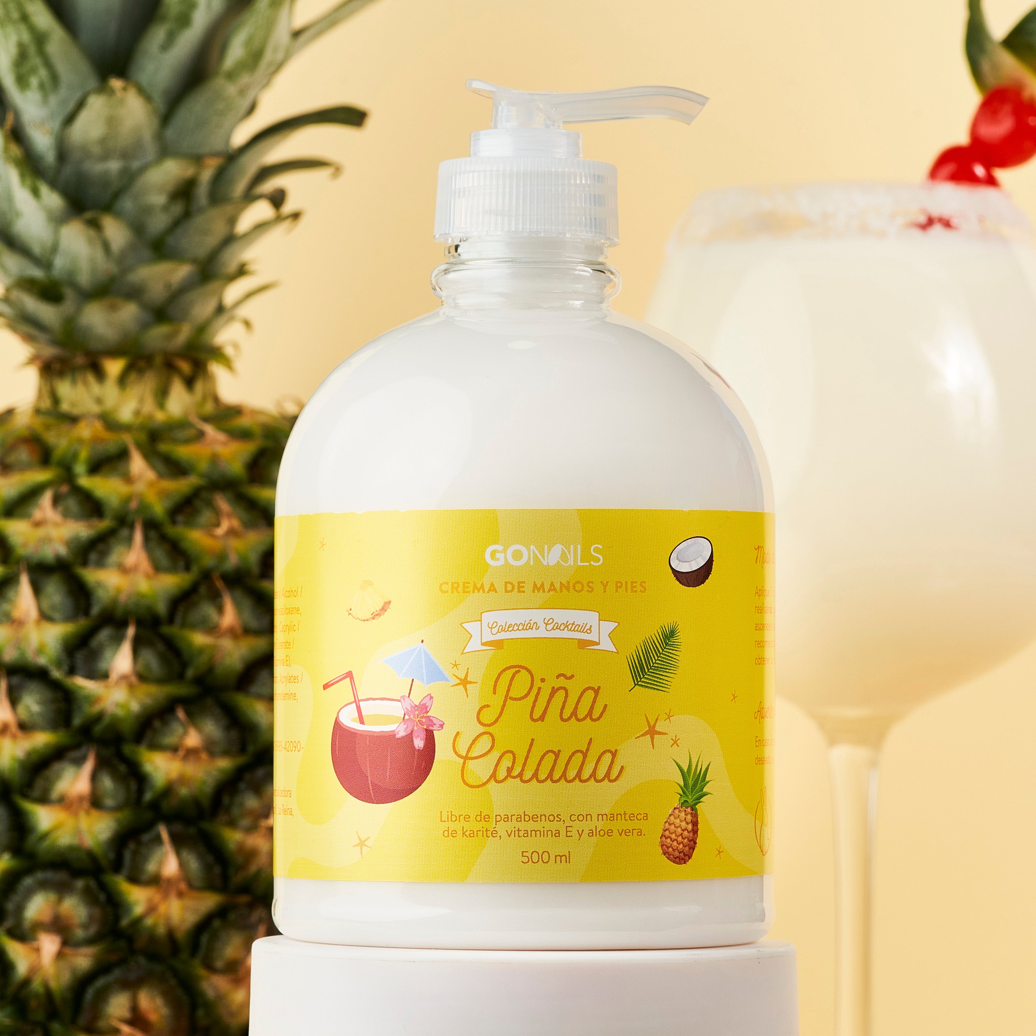 Crema de Manos y Pies 500 ml - Piña Colada