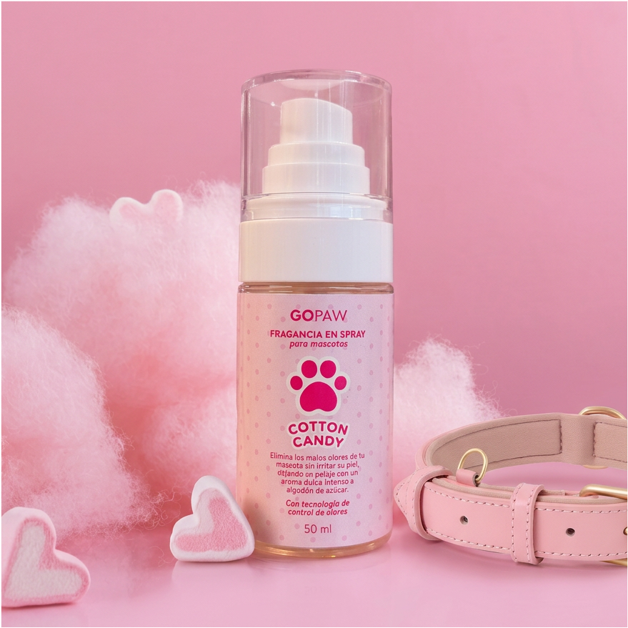 Fragancia para Mascotas Elimina Olores - Cotton Candy 50 ml
