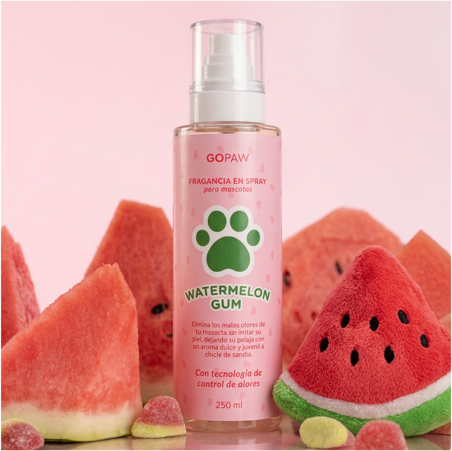Fragancia para Mascotas Elimina Olores - Watermelon Gum 250 ml