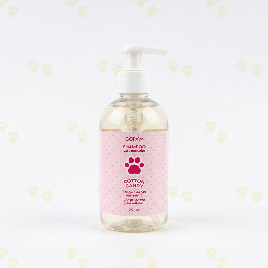 Shampoo para Mascotas Go Paw - Cotton Candy 250 ml