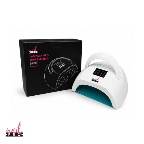 Lámpara Pro 80W LED UV Inalámbrica Nail Pro — curado ultra rápido de esmalte permanente y gel sin cable