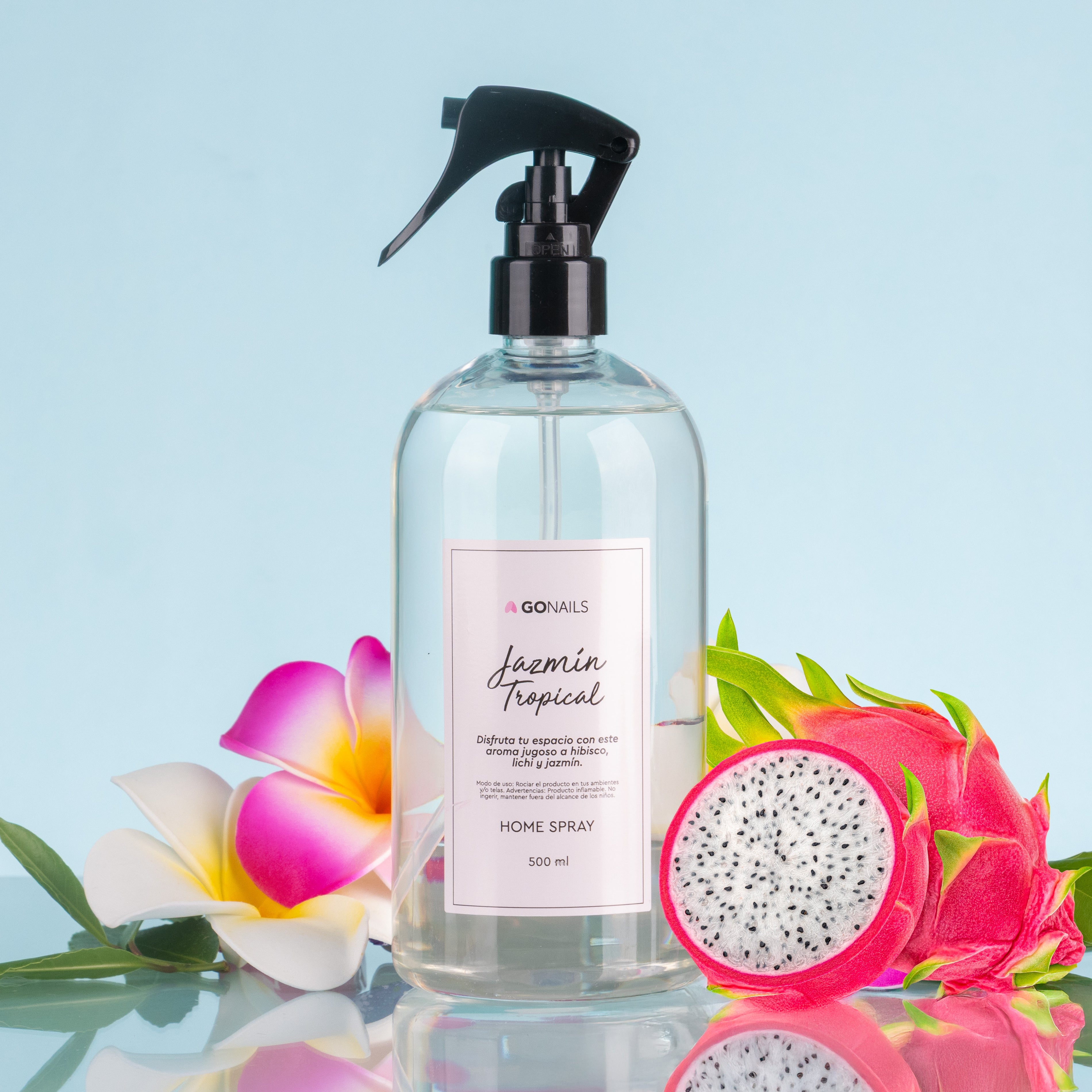 Home Spray - Jazmin Tropical Go Nails – Ambientador en Spray para el Hogar