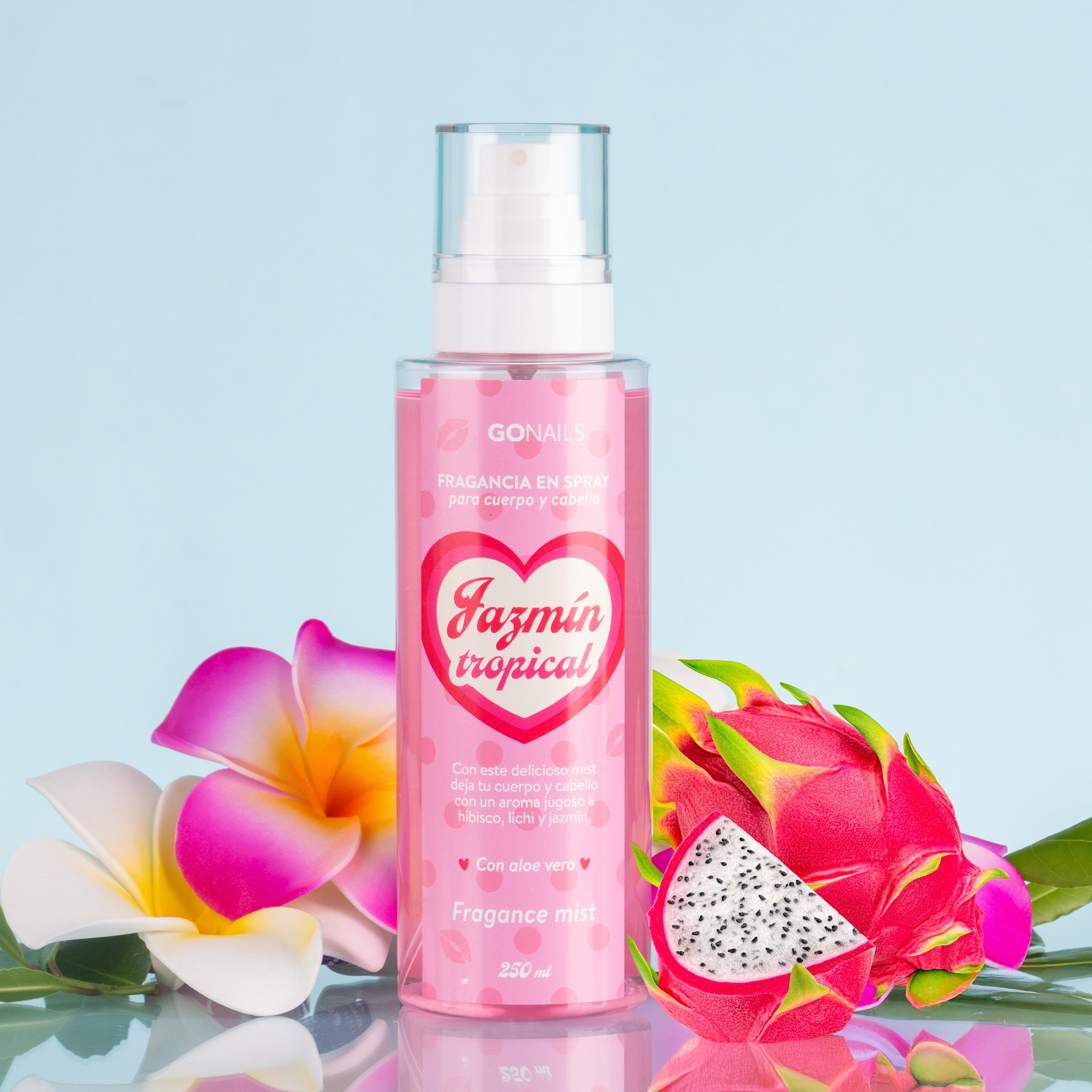 Fragancia Corporal - Jazmín Tropical Go Nails – Body Mist Perfumado