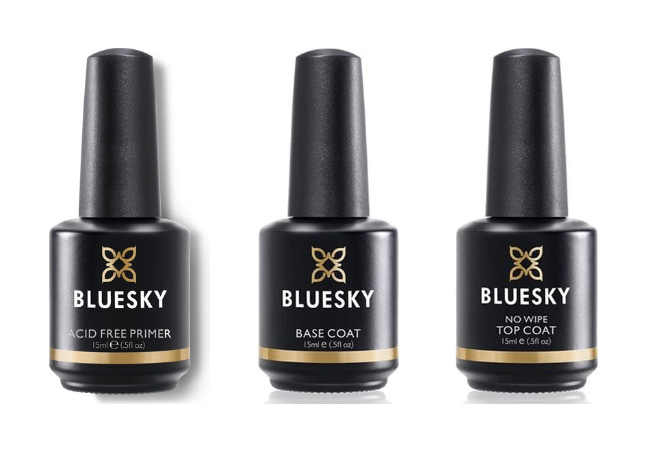 Kit Base Coat + Top No Wipe + Primer 15 ml