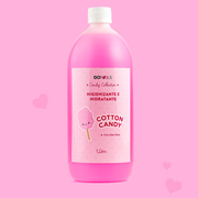 Higienizante e Hidratante Cotton Candy Go Nails 1 Litro – Antibacterial Perfumado