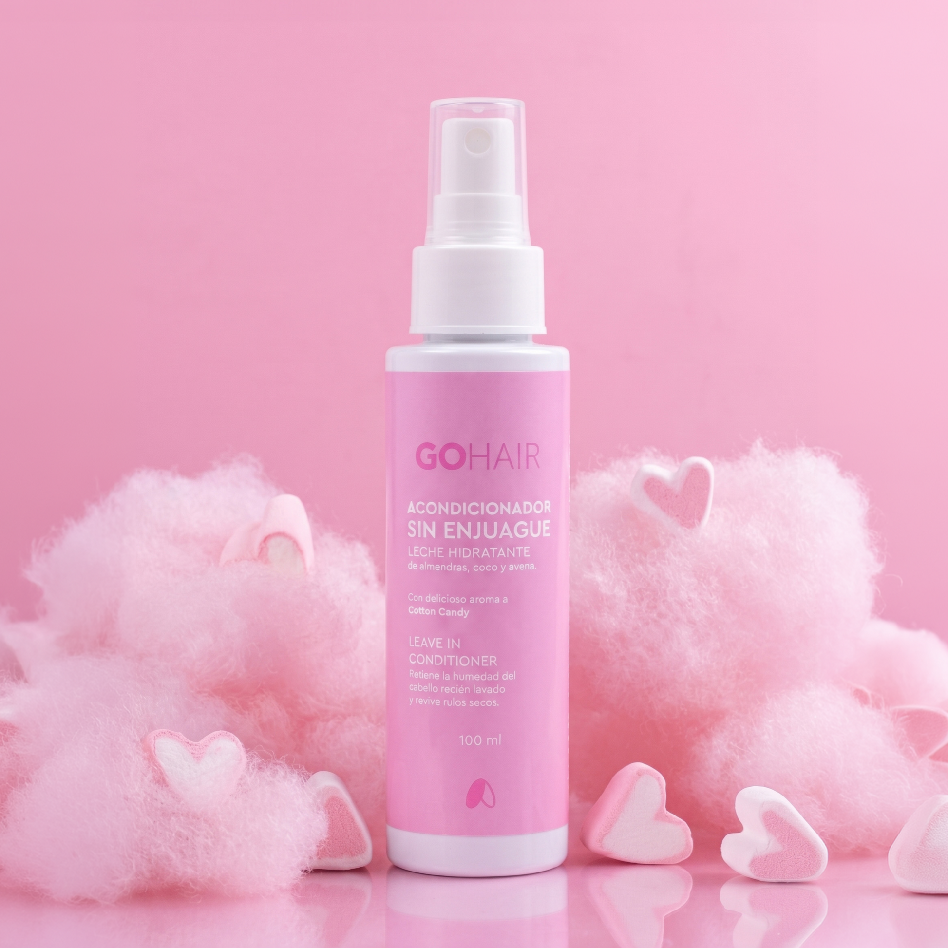 Acondicionador sin enjuague 100ml Cotton Candy - Leave-in Go Hair Chile