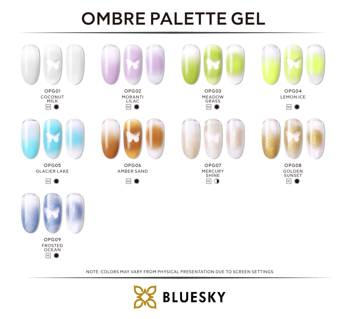 Ombre Palette Gel