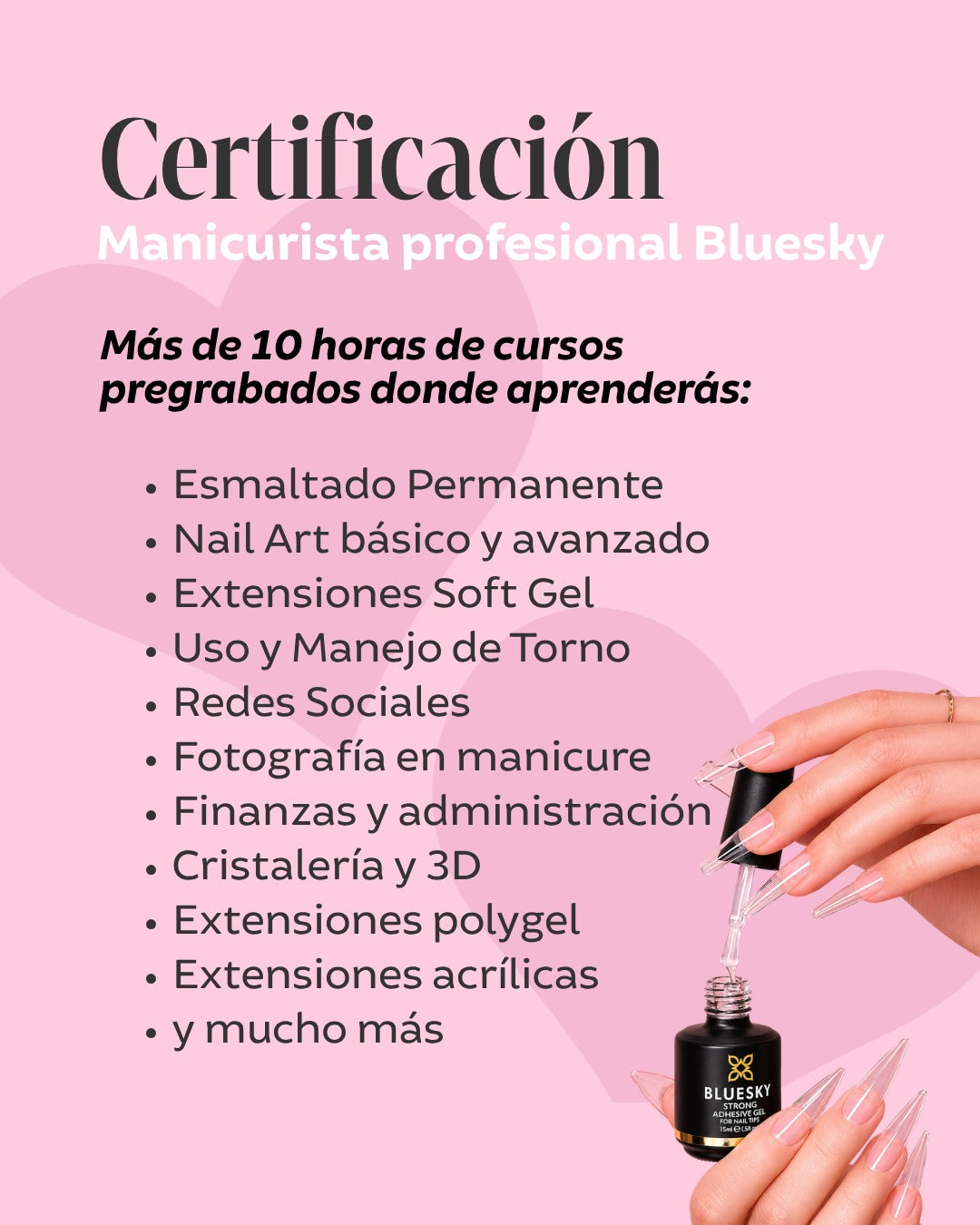 Certificación Manicurista Profesional Bluesky