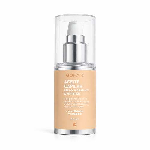 Aceite Capilar Pistacho y Caramelo 30 ml - Aceite Capilar Go Hair Chile