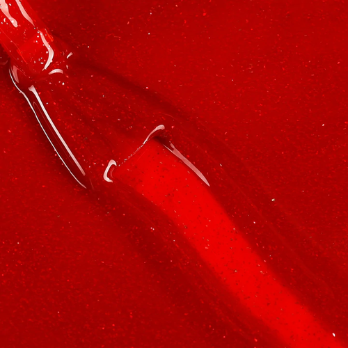 Esmalte Gel A01 Rojo con Glitter