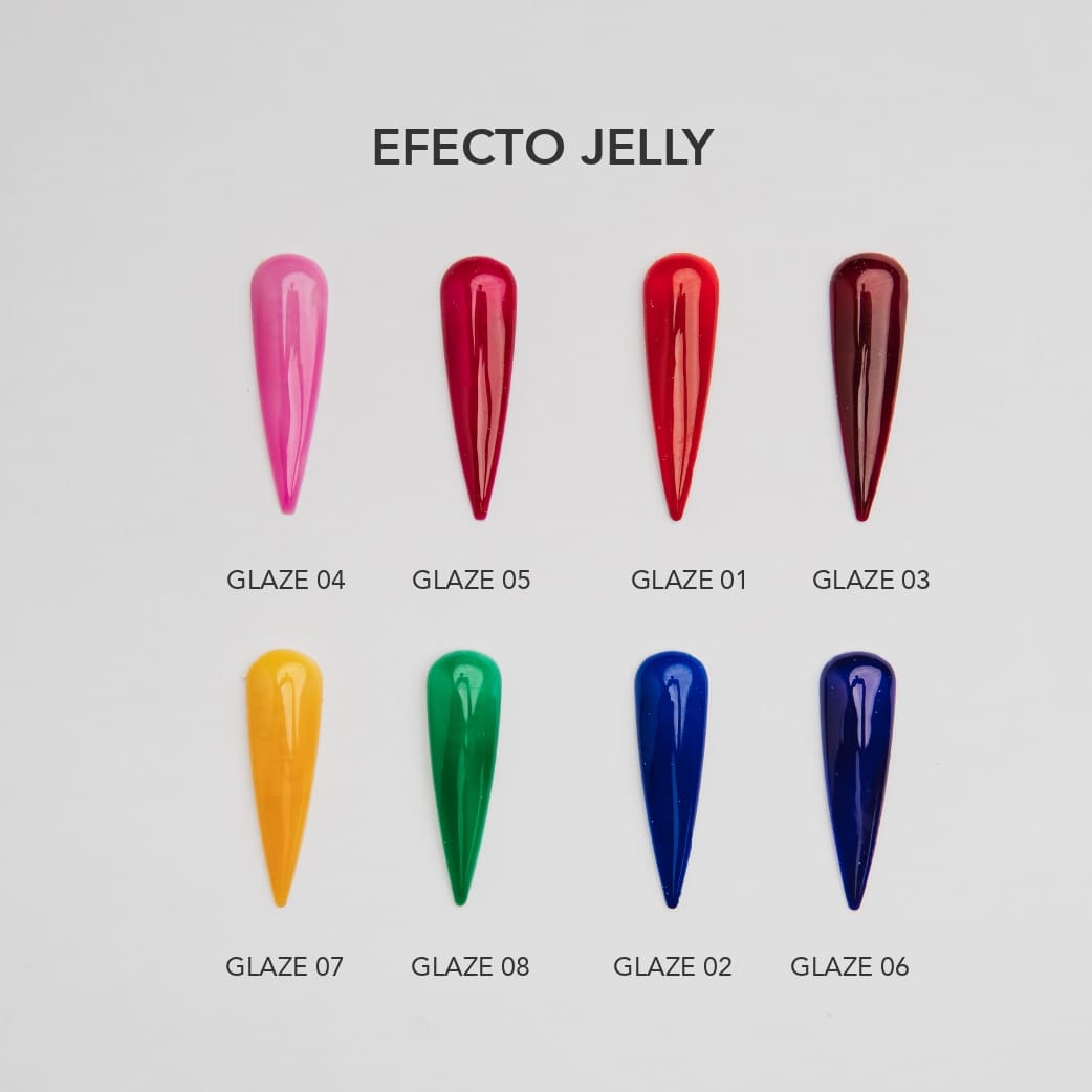 Esmalte Gel GLAZE 03 - Rojo traslucido (efecto Jelly)