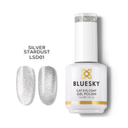Esmalte Gel Cat Eye Silver Stardust Bluesky - Ojo de Gato Manicure Chile