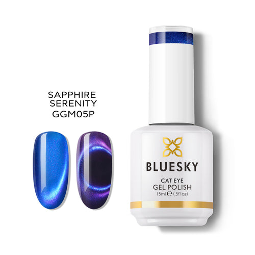 Esmalte Gel Ojo de Gato - Sapphire Serenity