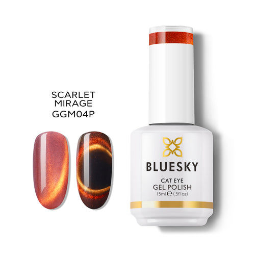 Esmalte Gel Cat Eye Scarlet Mirage Bluesky - Ojo de Gato Manicure Chile