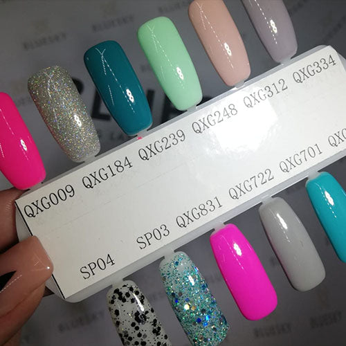 Esmalte Gel QXG009 Rosado Neon fuerte