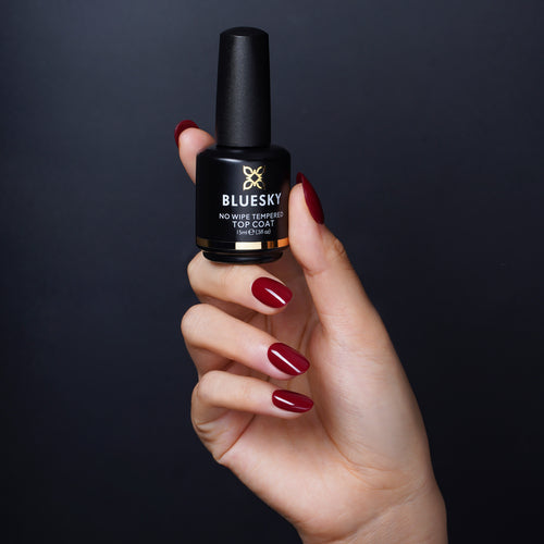 Esmalte Gel Top Coat Sin Capa de Inhibicion Templado