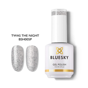 Esmalte Gel Twas the night Full glitter plateado