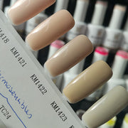 Esmalte Gel KM1423 Nude café cappuccino