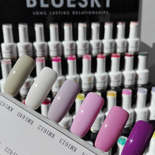 Esmalte Gel KM1616 Morado - burdeo claro
